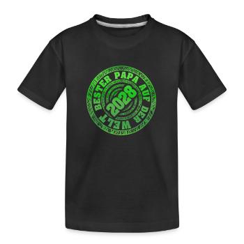 2028 - T-shirt bio Premium Enfant - noir - Devant