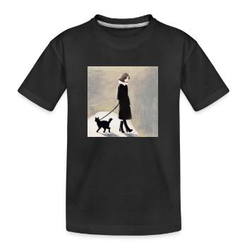 Amitié - T-shirt bio Premium Enfant - noir - Devant
