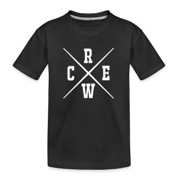 équipage - T-shirt bio Premium Enfant - noir - Devant