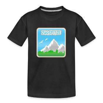 Alpinisme Zugspitze - T-shirt bio Premium Enfant - noir - Devant