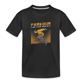 Freerunner Springer Underground Fast - T-shirt bio Premium Enfant - noir - Devant
