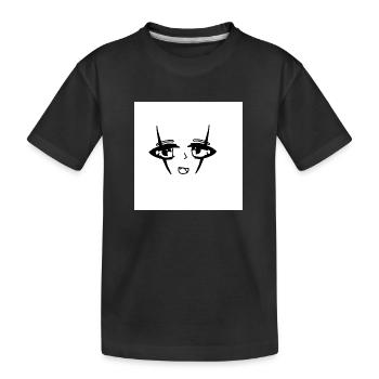 Visage - T-shirt bio Premium Enfant - noir - Devant