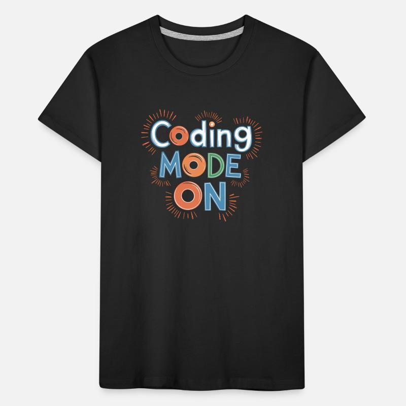 Coding Mode On 15 Kinder Premium Bio T-Shirt
