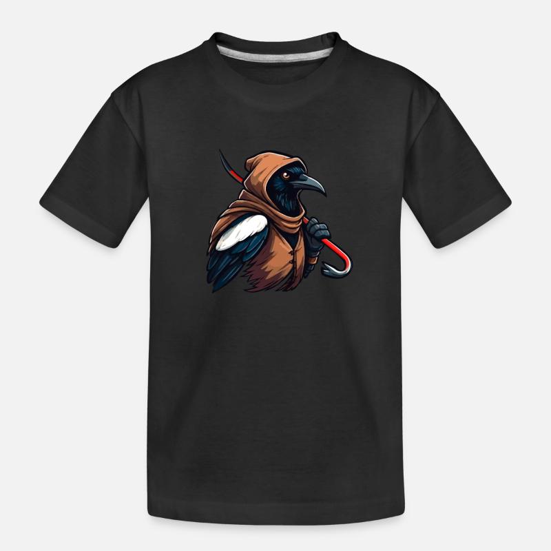 Pie voleuse - T-shirt bio Premium Enfant - noir