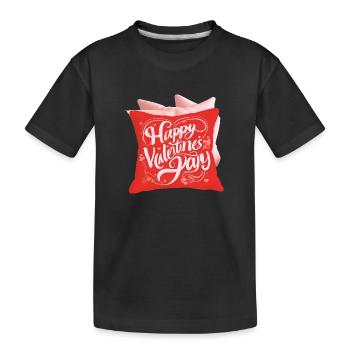 VALENTEN 2025 - T-shirt bio Premium Enfant - noir - Devant
