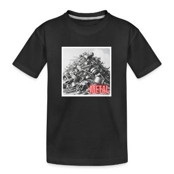 Ein Haufen Altmetall - Kinder Premium Bio T-Shirt - Schwarz - Vorne