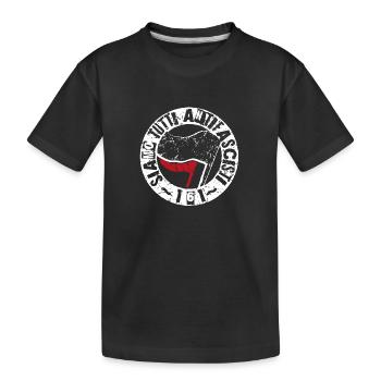 Siamo Tutti Antifascisti 161 - Kinder Premium Bio T-Shirt - Schwarz - Vorne