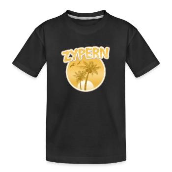 Vacances Chypre - T-shirt bio Premium Enfant - noir - Devant