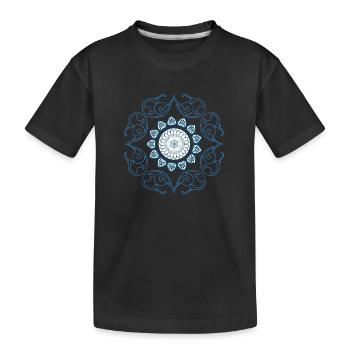 Ornament - Kinder Premium Bio T-Shirt - Schwarz - Vorne