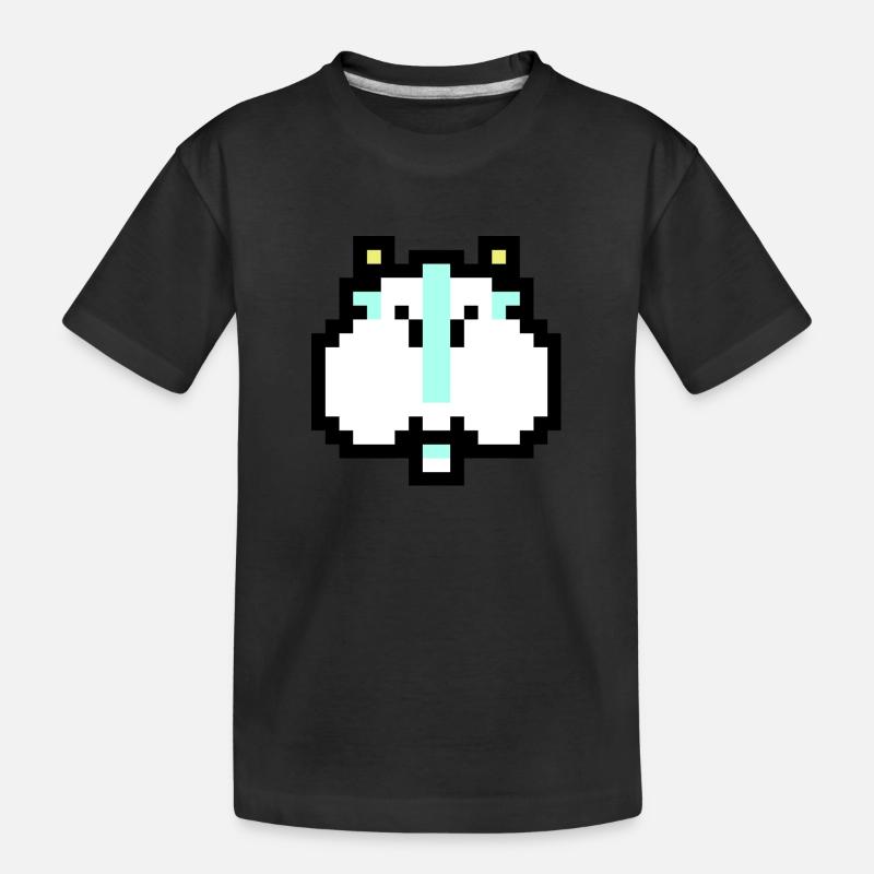Cloud cat - Kinder Premium Bio T-Shirt - Schwarz