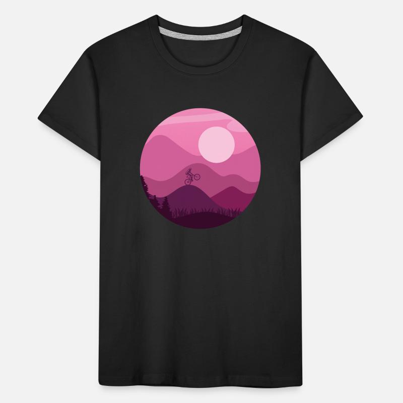 Mountainbiker Kinder Premium Bio T-Shirt