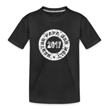 2017 - Kinder Premium Bio T-Shirt - Schwarz - Vorne