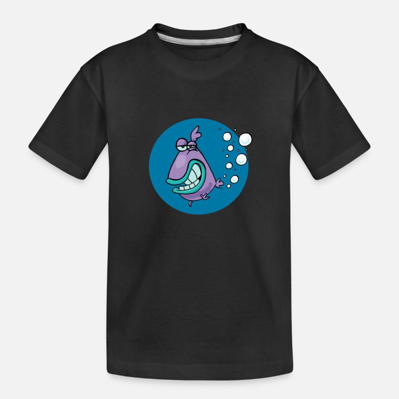 Parpy poisson - T-shirt bio Premium Enfant - noir