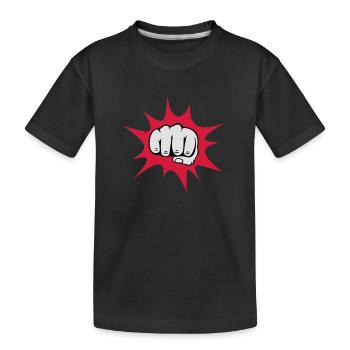 Faust - Kinder Premium Bio T-Shirt - Schwarz - Vorne