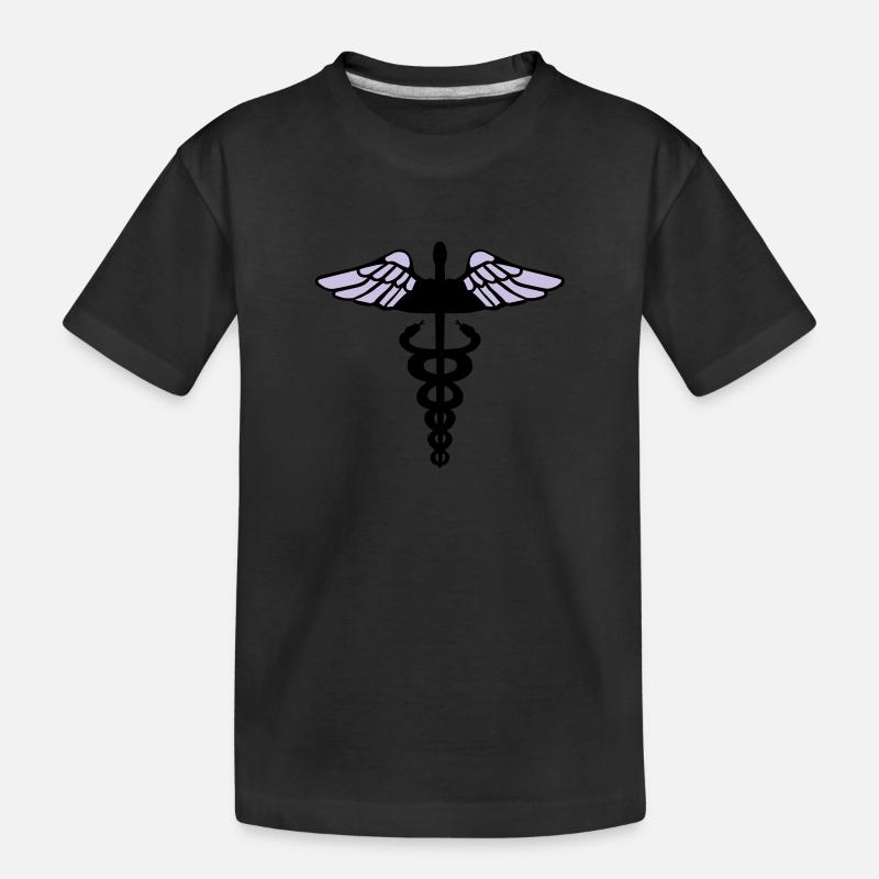Caducée - T-shirt bio Premium Enfant - noir