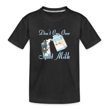 Milkman Buveur de lait - T-shirt bio Premium Enfant - noir - Devant