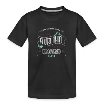 science fiction humor sayings - Kids' Premium Organic T-Shirt - black - Front