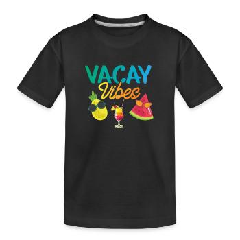 Vacay Vibes - Coctail T-Shirt - T-shirt bio Premium Enfant - noir - Devant