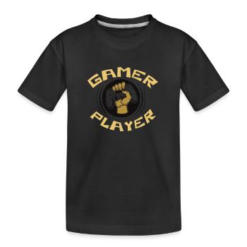 Gamer player - T-shirt bio Premium Enfant - noir - Devant