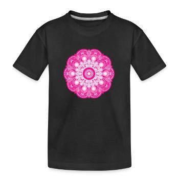 Mandala - Kids' Premium Organic T-Shirt - black - Front