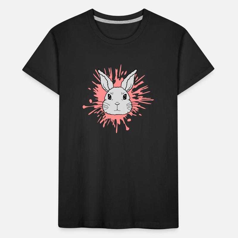 Éclaboussures de couleur gouttes lapin éclaboussures T-shirt bio Premium Enfant