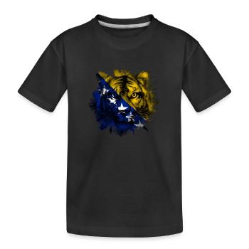 Bosnie-Herzégovine - T-shirt bio Premium Enfant - noir - Devant