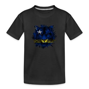 Curaçao - Kinder Premium Bio T-Shirt - Schwarz - Vorne
