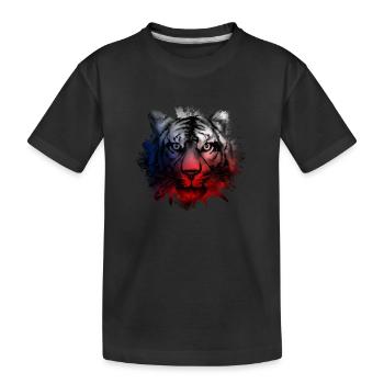 République tchèque - T-shirt bio Premium Enfant - noir - Devant