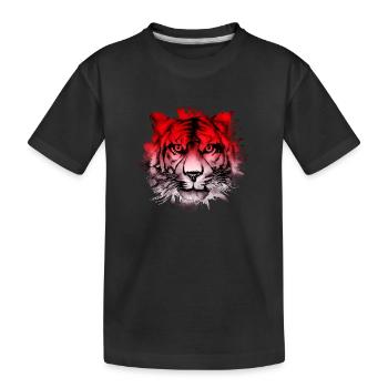 Indonesien - Kinder Premium Bio T-Shirt - Schwarz - Vorne