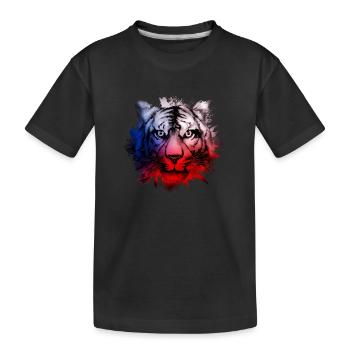 République tchèque - T-shirt bio Premium Enfant - noir - Devant