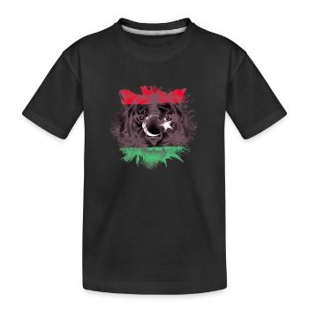 Libye - T-shirt bio Premium Enfant - noir - Devant