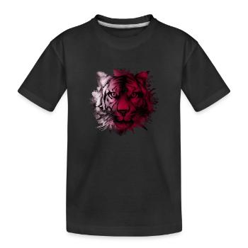 Katar - Kinder Premium Bio T-Shirt - Schwarz - Vorne