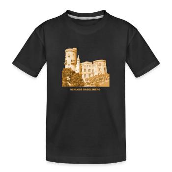 Palais Babelsberg Musée Brandebourg de Potsdam - T-shirt bio Premium Enfant - noir - Devant