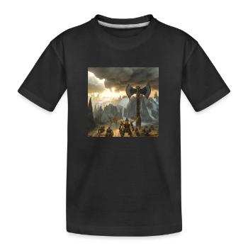 Peinture viking - T-shirt bio Premium Enfant - noir - Devant