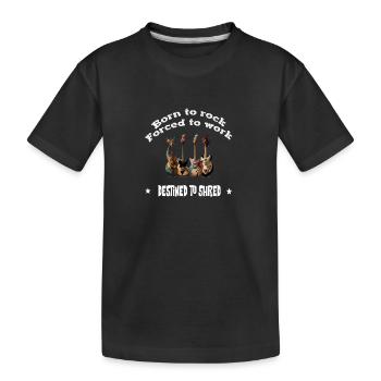 Born to rock - T-shirt bio Premium Enfant - noir - Devant