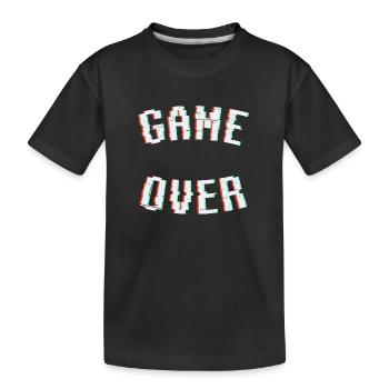 Fin du jeu - T-shirt bio Premium Enfant - noir - Devant