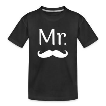 M. MISTER MAN BEARD - T-shirt bio Premium Enfant - noir - Devant