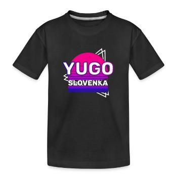 Jugoslavija Yougoslavie Jugo Tito SFRJ Jugoslawien - T-shirt bio Premium Enfant - noir - Devant