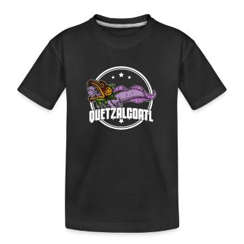 Quetzalcoatl Axolotl Mexique Divinité Aztèque - T-shirt bio Premium Enfant - noir - Devant