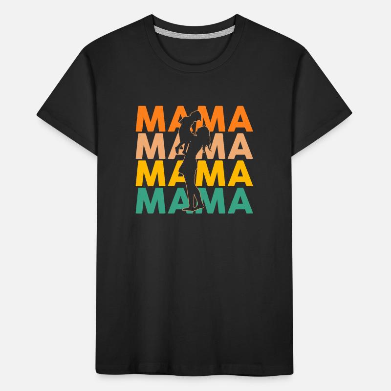 Mutter Muttertag Mama Kinder Premium Bio T-Shirt