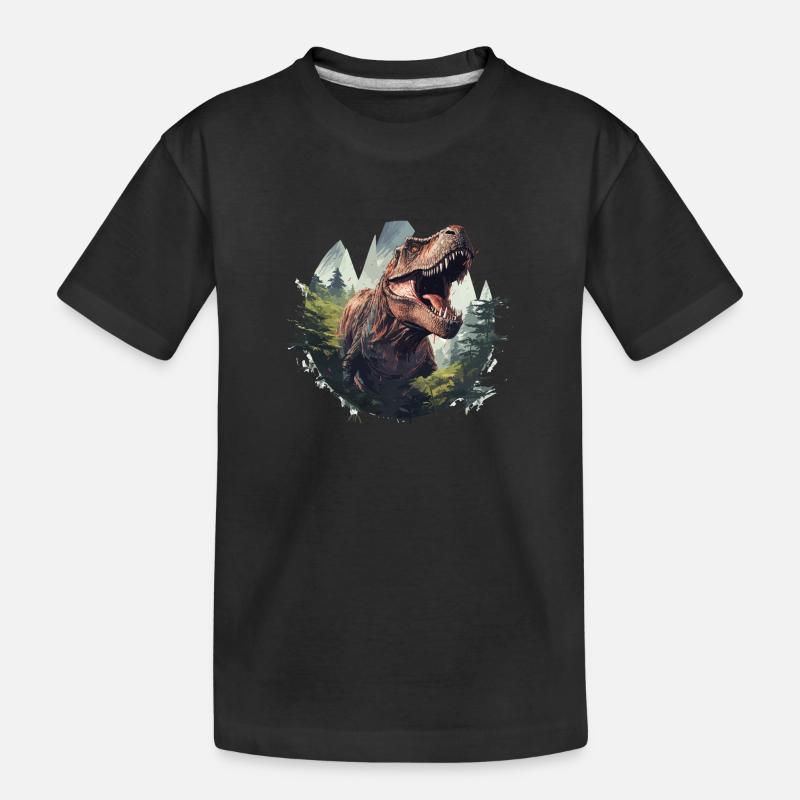 T-Rex - T-shirt bio Premium Enfant - noir