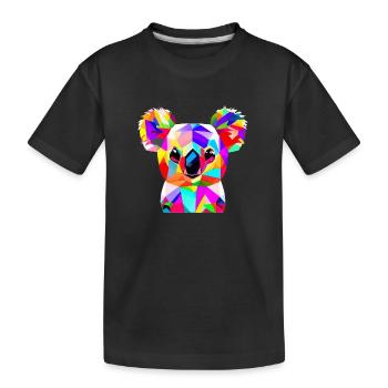 Koala Bear - Kinder Premium Bio T-Shirt - Schwarz - Vorne