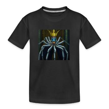 King of the Spiders - Kids' Premium Organic T-Shirt - black - Front