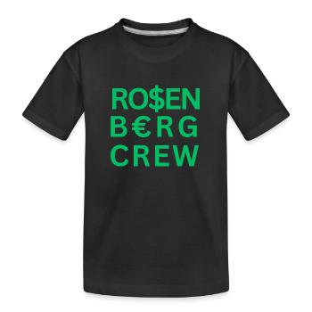 RosenbergCrew2 - Kinder Premium Bio T-Shirt - Schwarz - Vorne