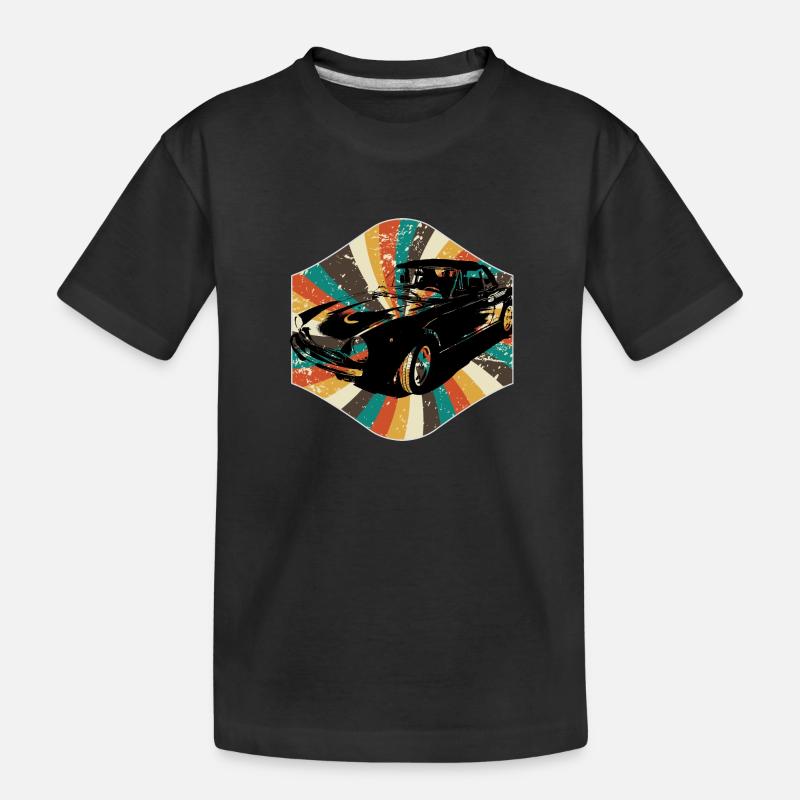 Oldtimer - Kinder Premium Bio T-Shirt - Schwarz