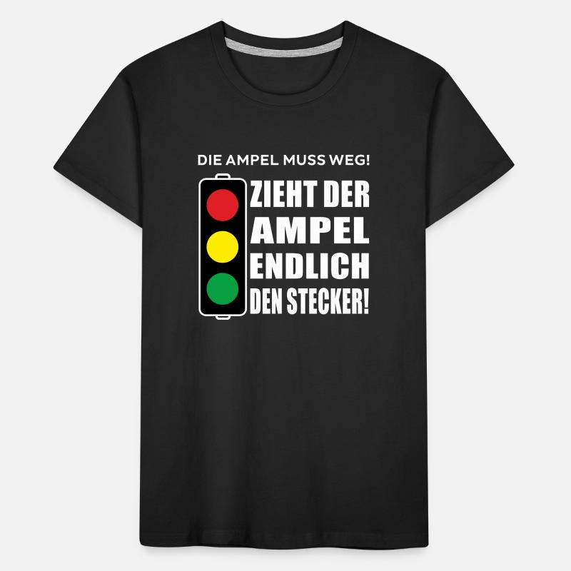Finally pulls the plug on the traffic light Kids' Premium Organic T-Shirt