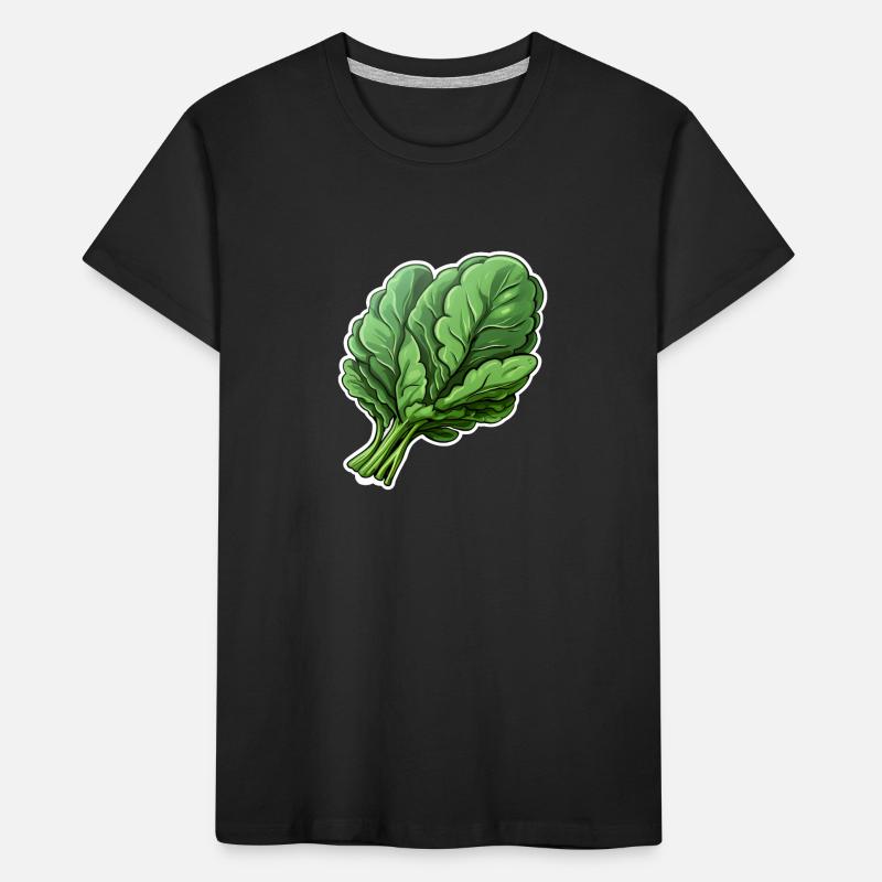 Spinat Bund Kinder Premium Bio T-Shirt