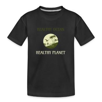 Marine Conservation - T-shirt bio Premium Enfant - noir - Devant