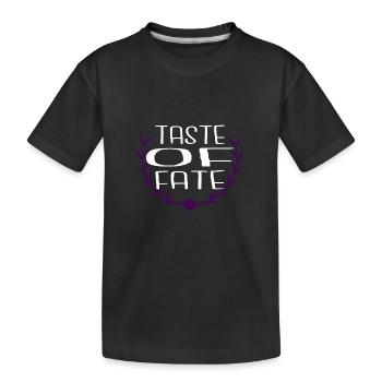 cadeau d’anniversaire idée destin citations - T-shirt bio Premium Enfant - noir - Devant