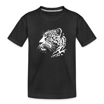 Léopard - T-shirt bio Premium Enfant - noir - Devant